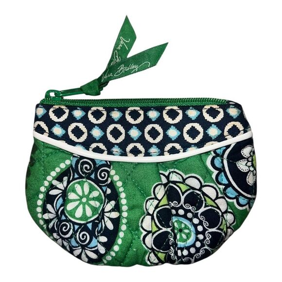 Vera Bradley Lot of 5 Wallets & Small Bags Cupcakes Green Lavender Meadow GUC - Picture 3 of 13